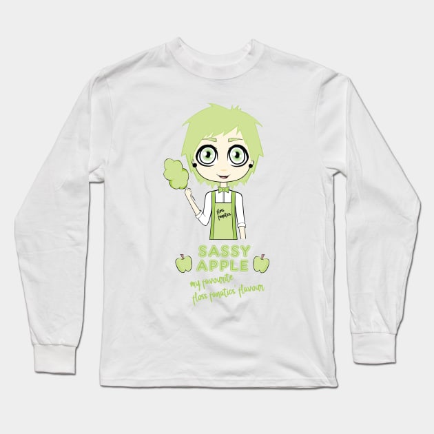 Sassy Apple Long Sleeve T-Shirt by Zilnation